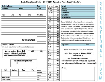 registration form